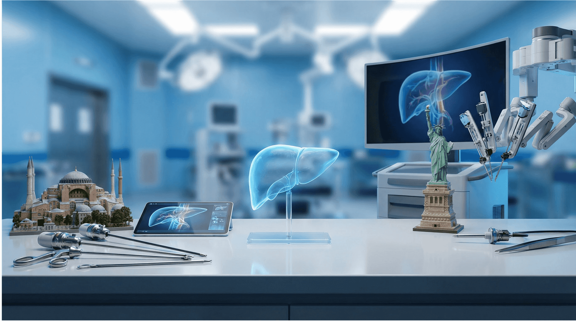 Laparoskopik Karaciğer Rezeksiyonu: Türkiye ve Amerika