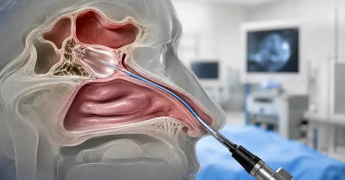 علاج الجيوب الأنفية بالبالون