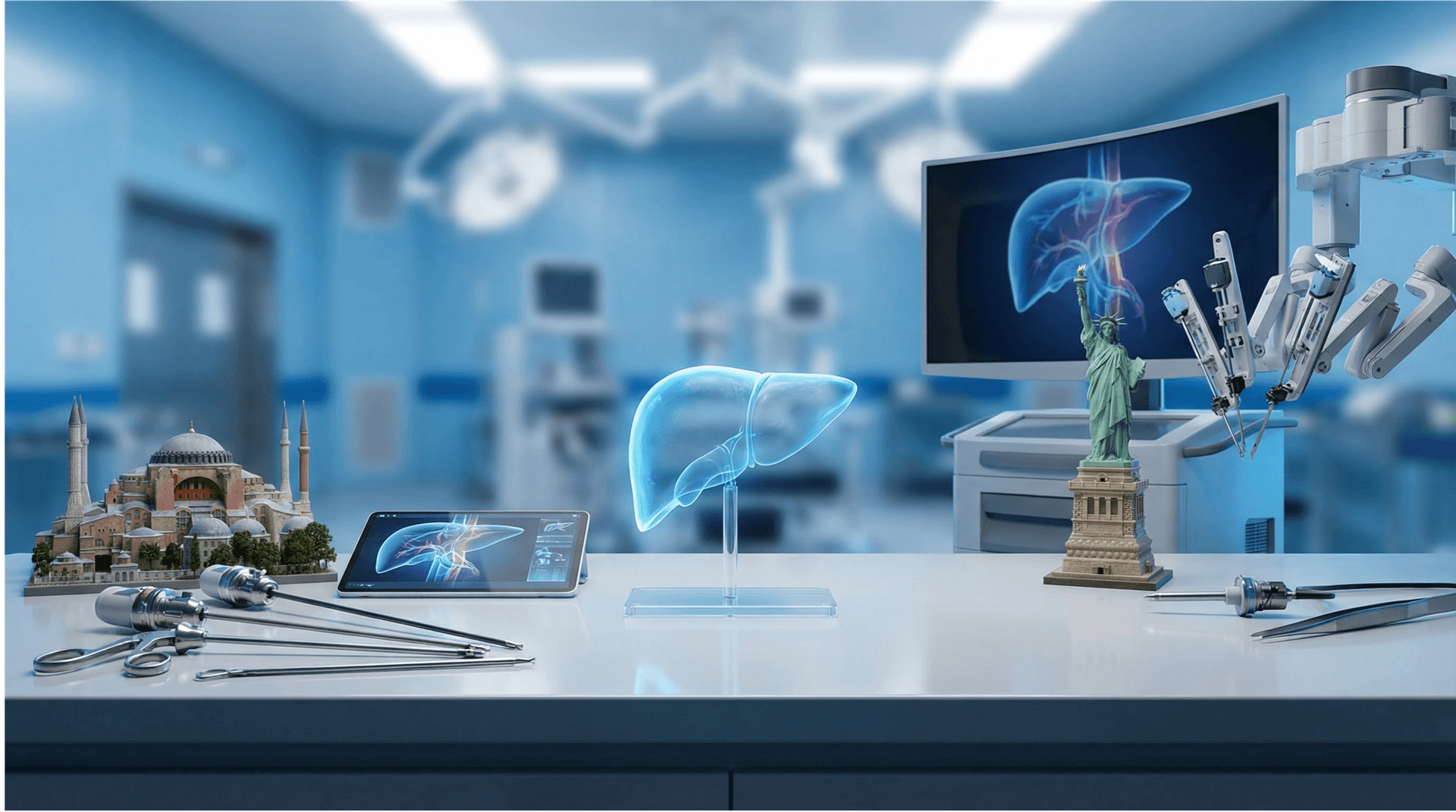 Laparoskopik Karaciğer Rezeksiyonu: Türkiye ve Amerika