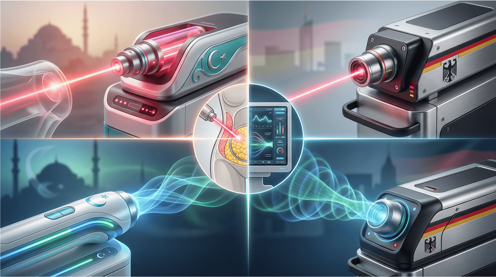 Lazer ve Vaser Karşılaştırması: Türkiye ve Almanya