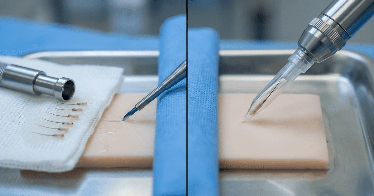 Detailed Comparison Between FUE and DHI Hair Transplant Methods