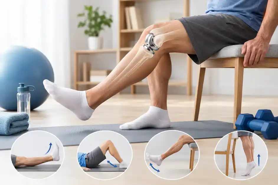 Home Exercises After Knee Replacement Surgery Recovery