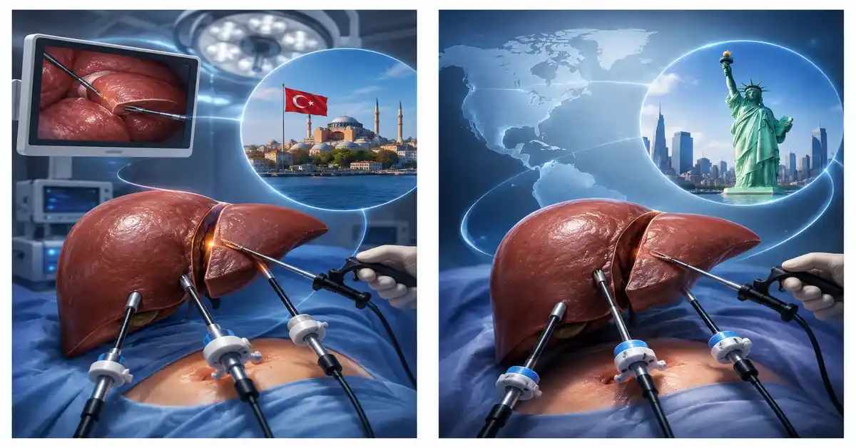 Liver Removal Laparoscopy: Turkey vs USA