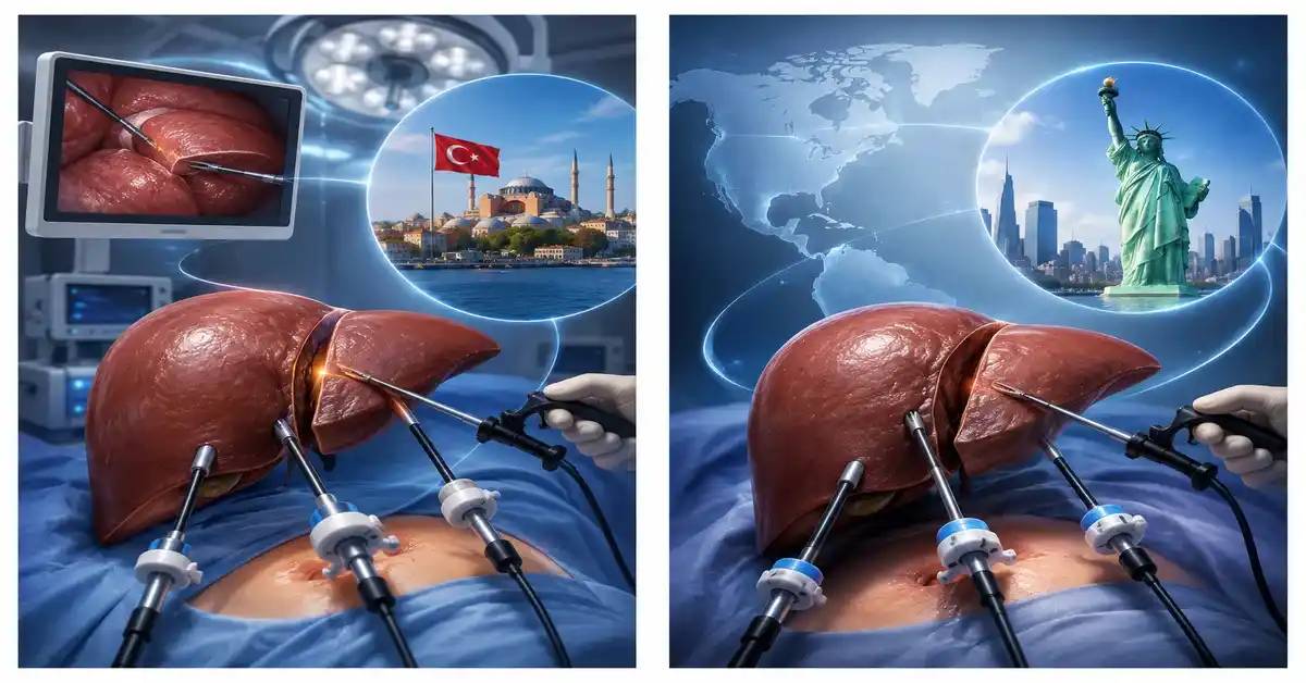 Liver Removal Laparoscopy: Turkey vs USA