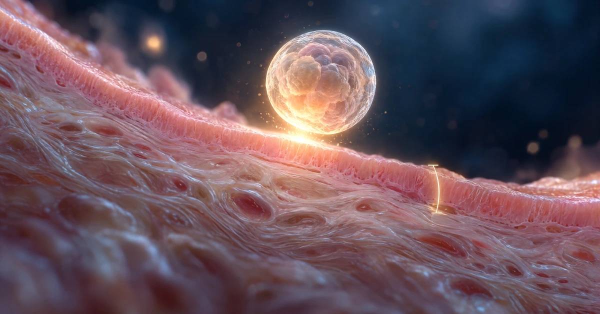 بطانة الرحم الرقيقة قبل نقل الأجنة: ما السمك المناسب ومتى تؤثر على نجاح IVF؟