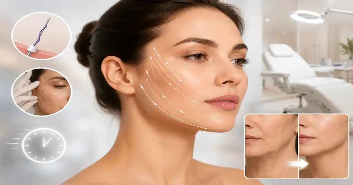 Thread Face Lift: Non-Surgical Technique with Quick Results